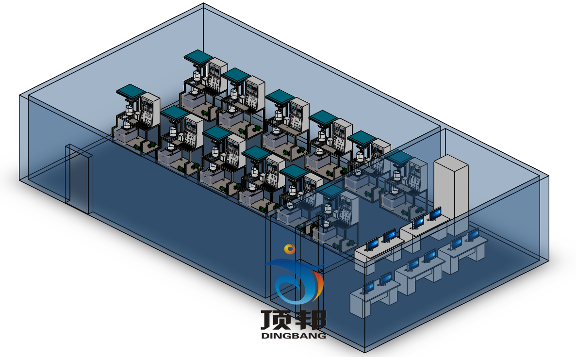 实验室整体三维效果图